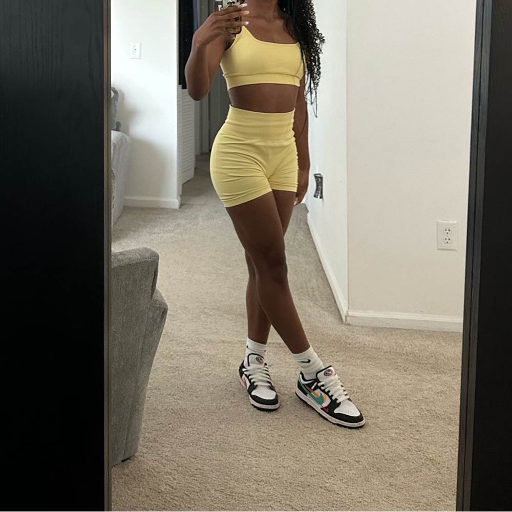 TWO PIECE YELLOW OUFIT AMAZON
